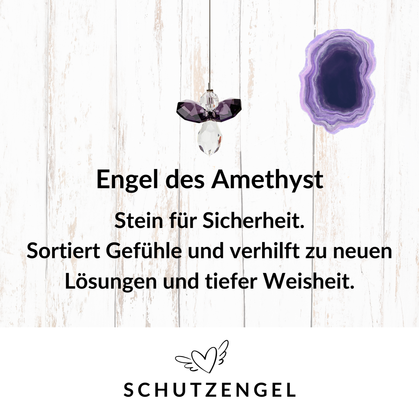 Unperfekt Schutzengel »Loslassen« in edler Schmuckschachtel