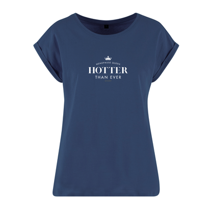 Organic Alle-Größen-Shirt »Menopause Queen Hotter than Ever«