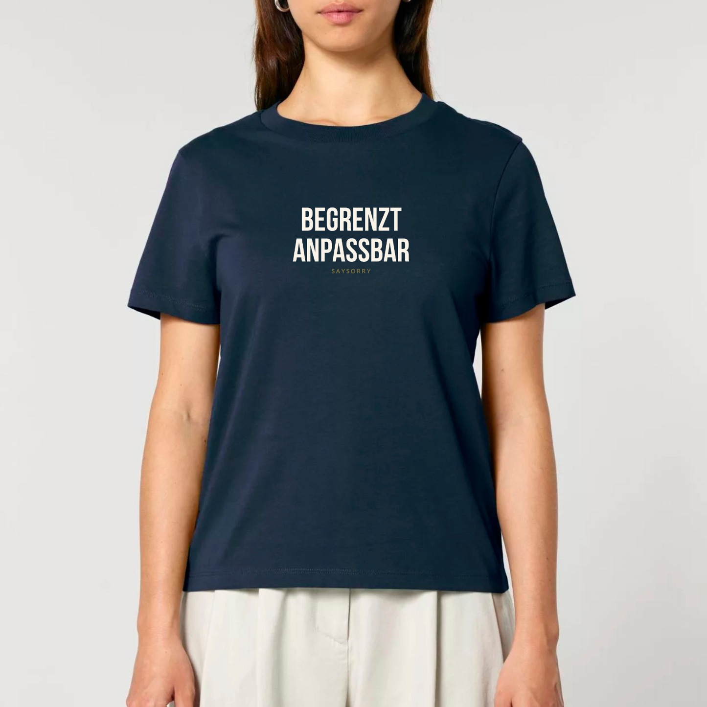 Klassisches Damen Shirt »Begrenzt anpassbar« 100% Organic