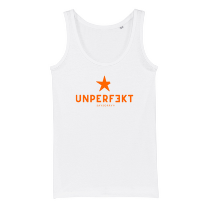 100% organic Damen Tank Top »Unperfekt in orange«