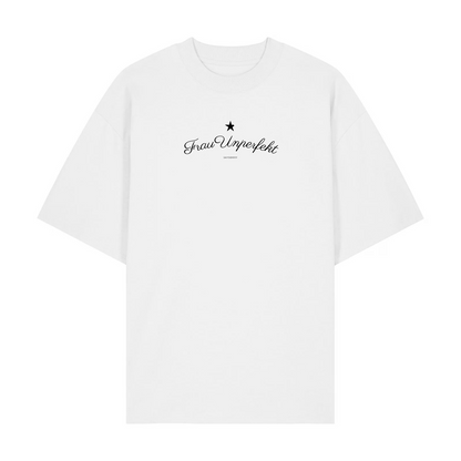 Premium Unisex Oversize T-Shirt »Frau Unperfekt« Unisex 100% Organic
