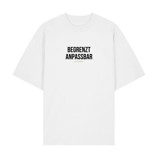 Premium Oversize T-Shirt »Begrenzt anpassbar« Unisex 100% Organic
