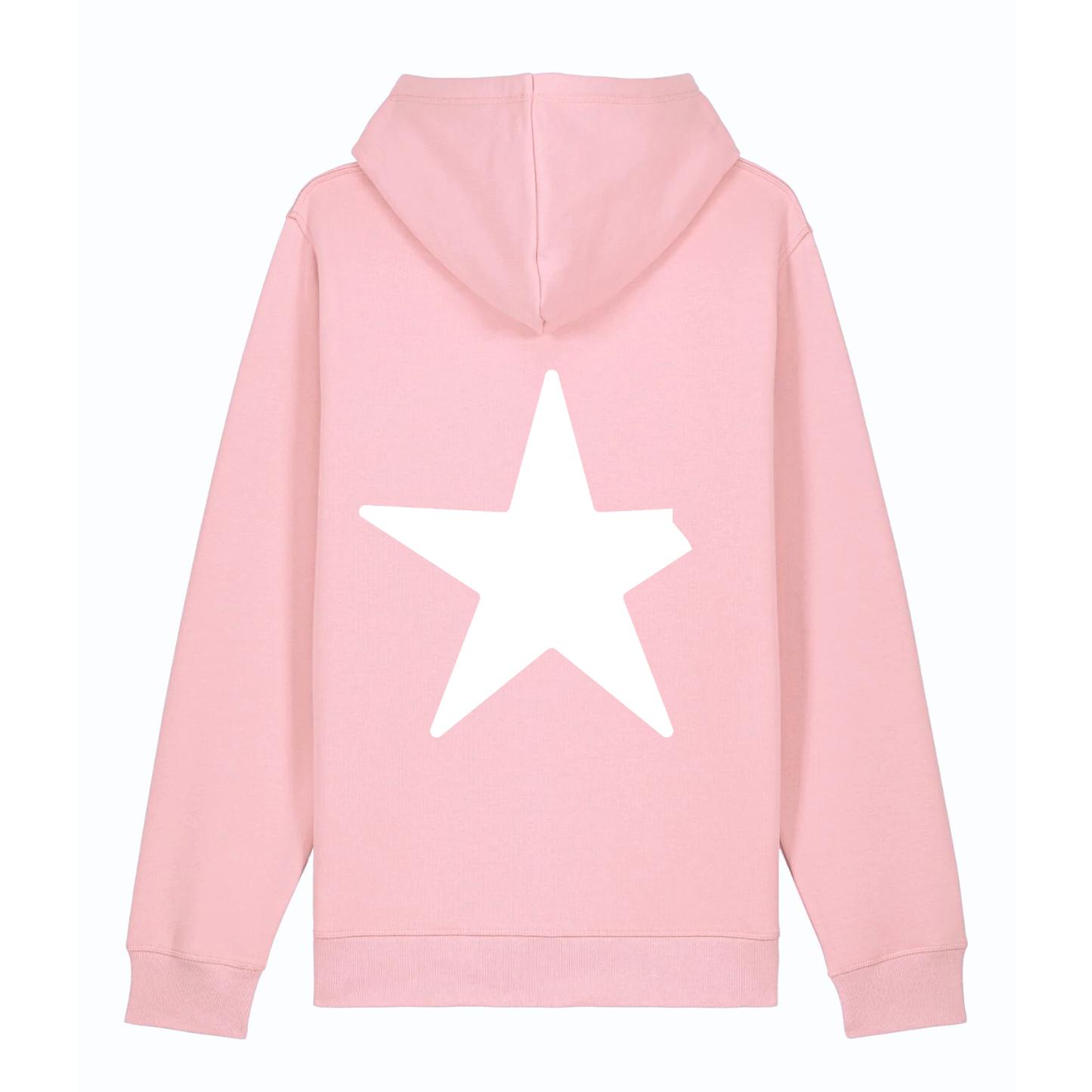 100% Organic unisex Hoodie in vielen Farben »Nur der abgebrochene Stern« hochwertig bedruckt