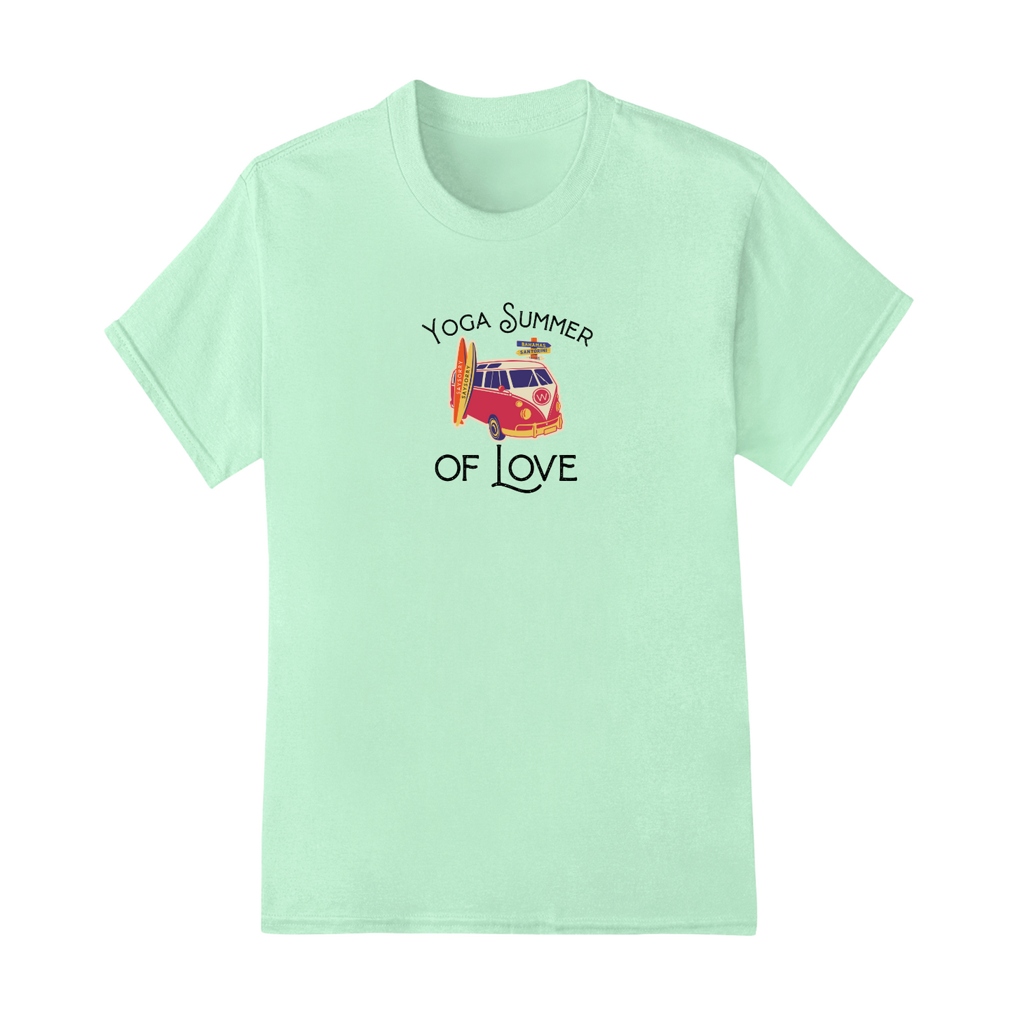 Klassisches Damen Shirt »Yoga Summer of Love« 100% Organic