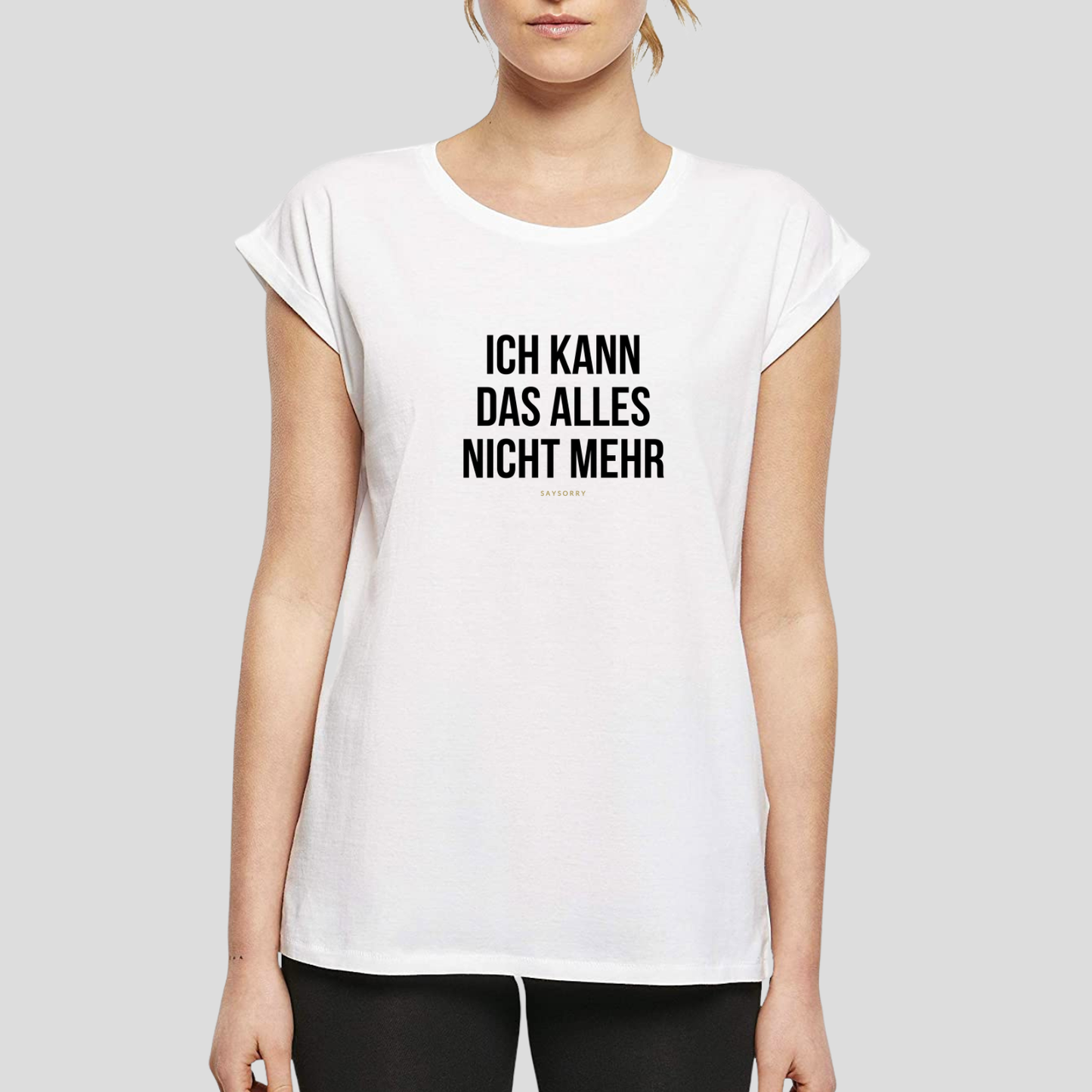 Organic Alle-Größen-Shirt »Ich kann das alles nicht mehr«