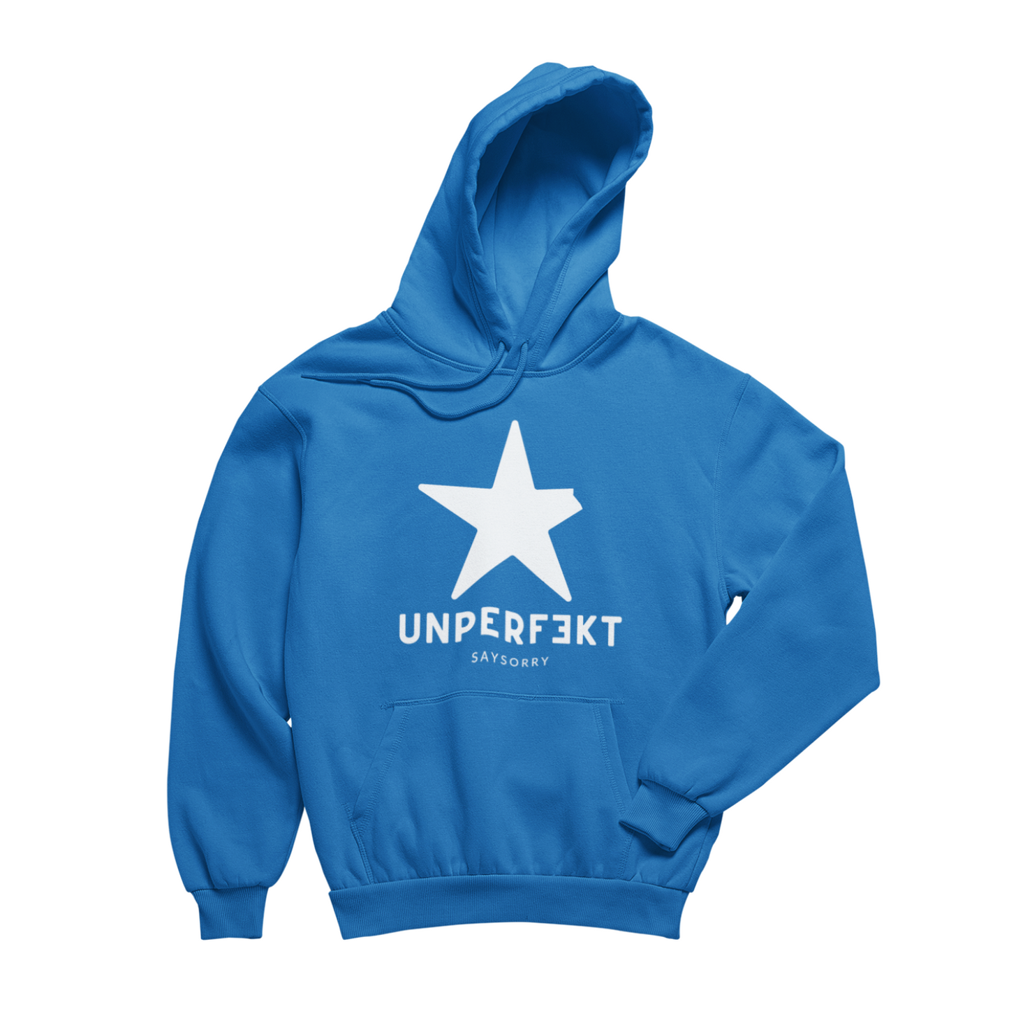 Unisex Hoodie »unperfekt mit großem Stern« inkl. Tote Bag zur Wahl