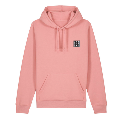 100% Organic unisex Hoodie »No to Racism« vorne bestickt, hinten bedruckt