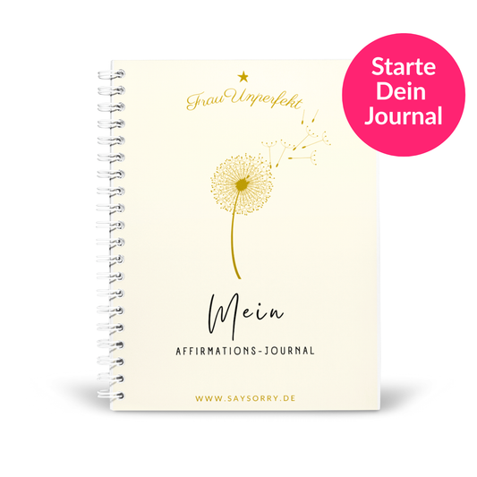 »Dein Affirmations-Journal« für 30 Tage mit 68 farbigen Seiten