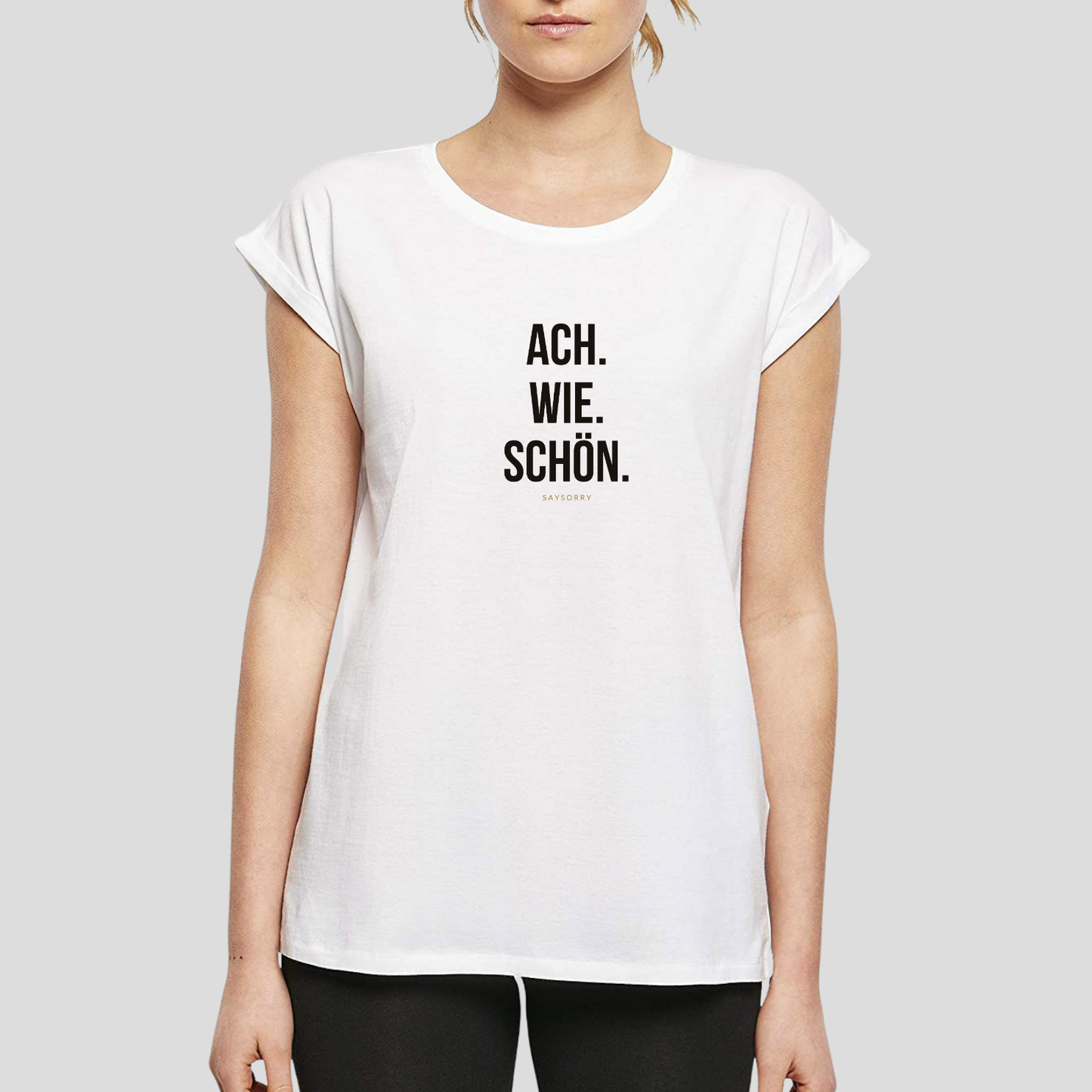 Organic Alle-Größen-Shirt »Ach. Wie. Schön.«
