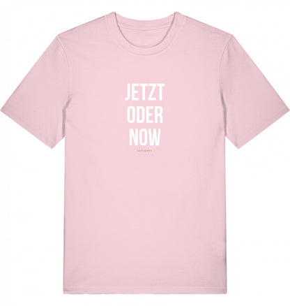 100% Organic Herren Shirt »Jetzt oder Now«