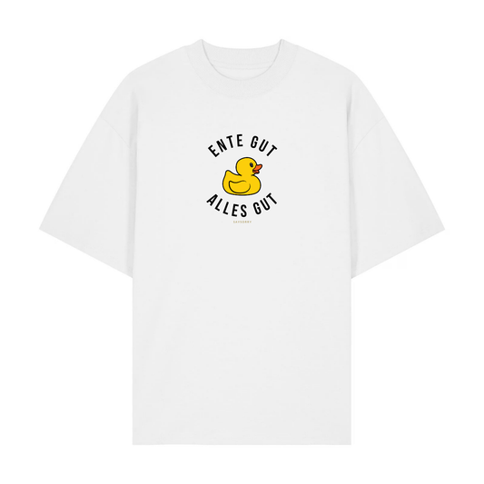 Premium Oversize T-Shirt »Ente Gut Alles Gut« Unisex 100% Organic