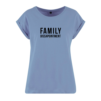 Organic Alle-Größen-Shirt weiss »Family Dissapointment«