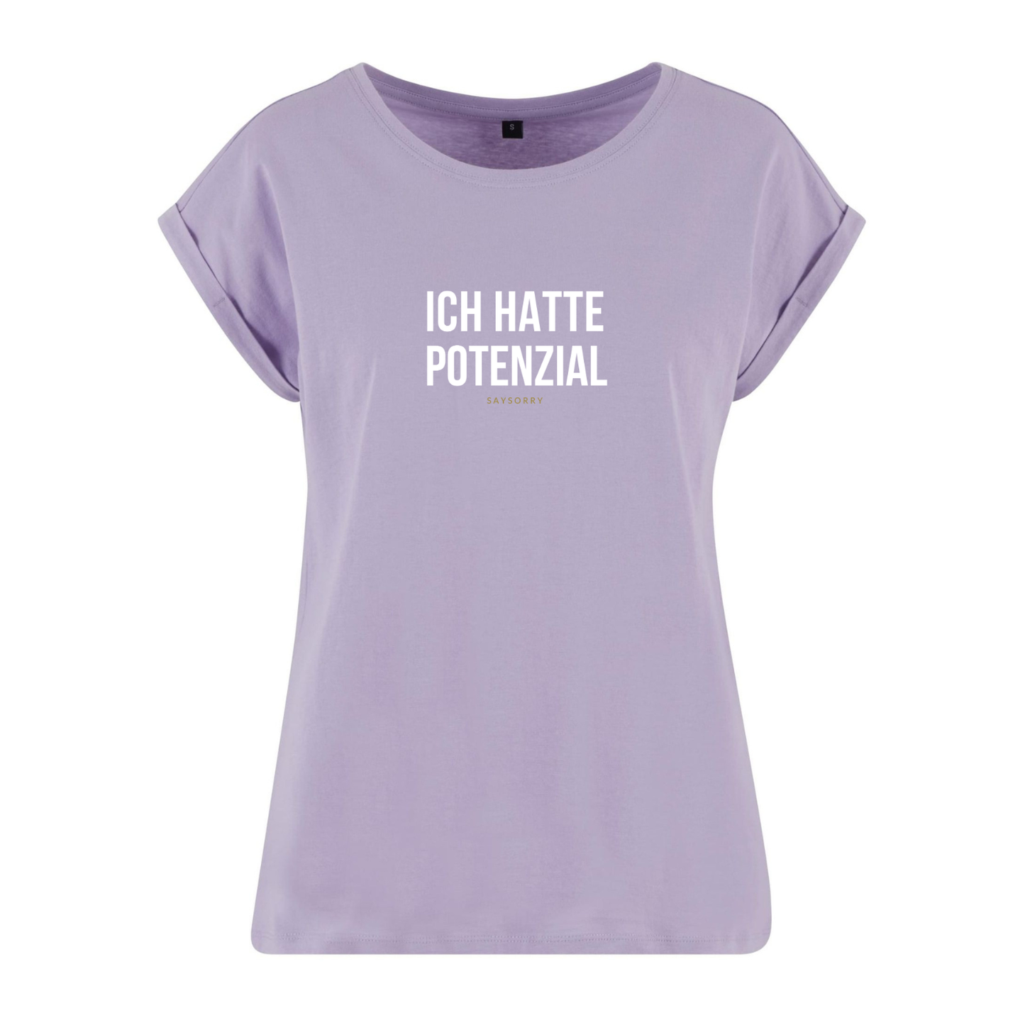 Organic Alle-Größen-Shirt »Ich hatte Potenzial«