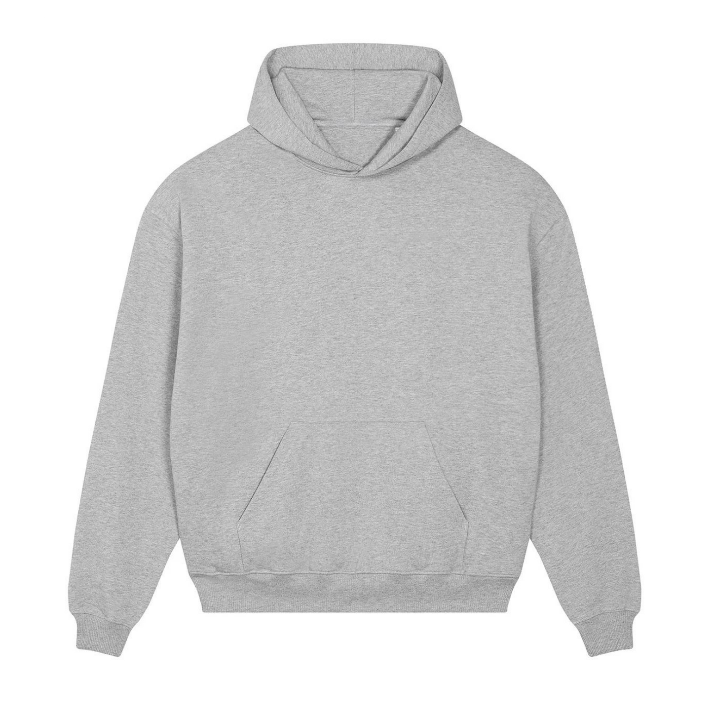 Heavy Raw Cotton Hoodie 100% Organic Unisex »Der unperfekte Smiley«