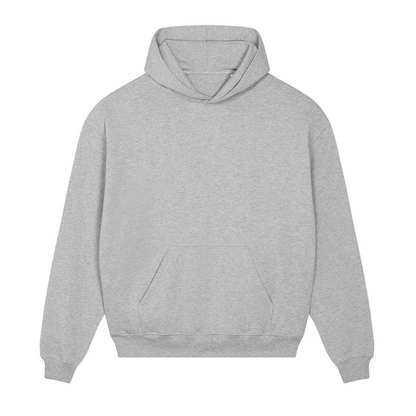 Heavy Raw Cotton Hoodie 100% Organic Unisex »Der unperfekte Smiley«