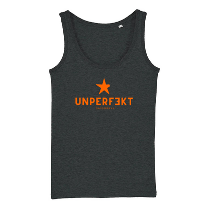 100% organic Damen Tank Top »Unperfekt in orange«