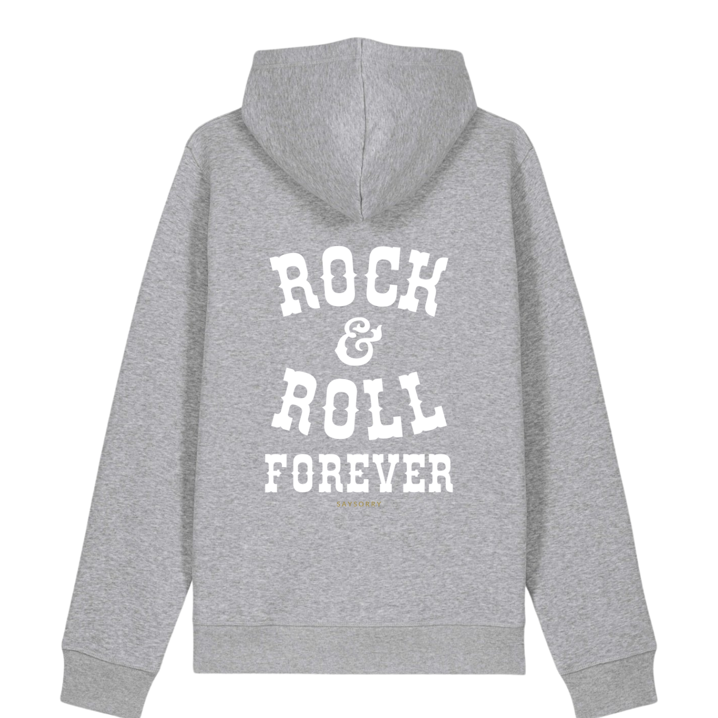 100% Organic unisex Hoodie in vielen Farben »Rock n Roll forever«