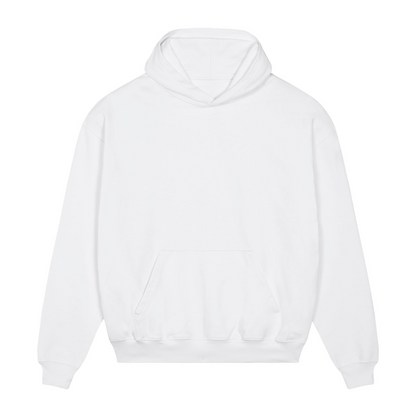Heavy Raw Cotton Hoodie 100% Organic Unisex »Der unperfekte Smiley«