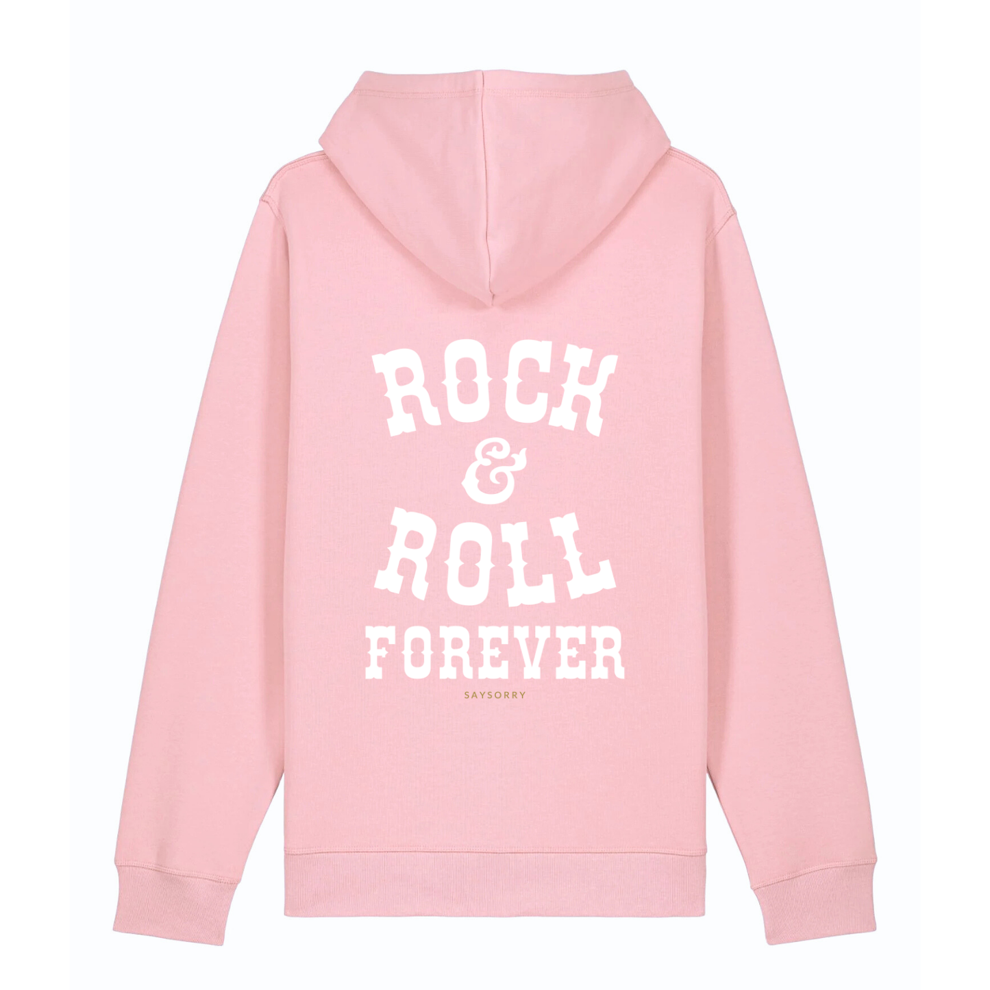 100% Organic unisex Hoodie in vielen Farben »Rock n Roll forever«