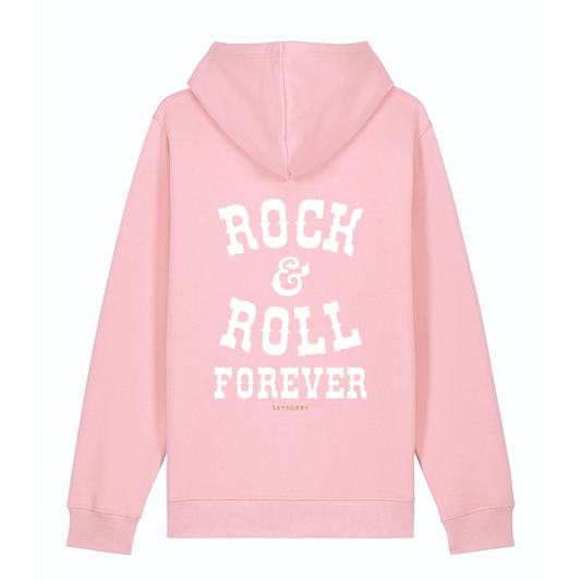 100% Organic unisex Hoodie in vielen Farben »Rock n Roll forever«