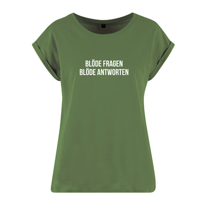 Organic Alle-Größen-Shirt »Blöde Fragen, blöde Antworten«