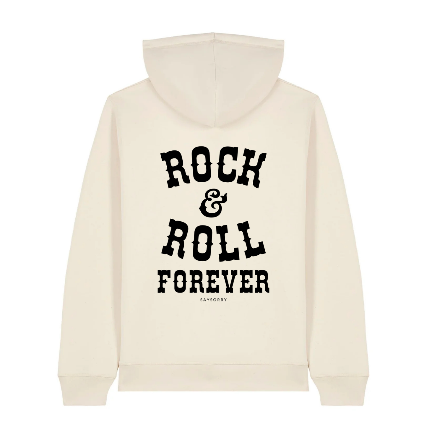 100% Organic unisex Hoodie in vielen Farben »Rock n Roll forever«