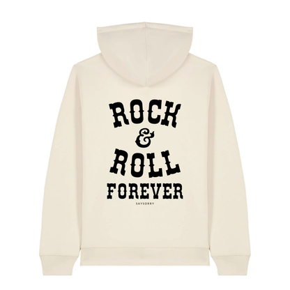 100% Organic unisex Hoodie in vielen Farben »Rock n Roll forever«