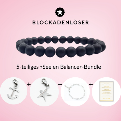 5-teiliges-Bundle: Armband + Stern + Anker + Bettelarmband + Manifest