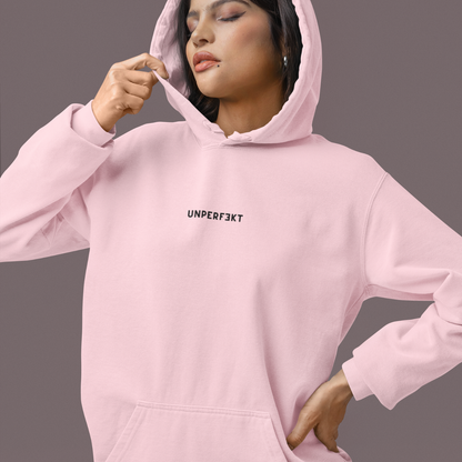 Organic Damen Hoodie in vielen Farben »Unperfekt« dezent bedruckt