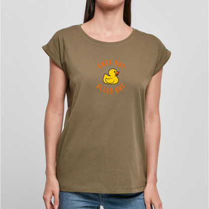 100% Organic Figurschmeichler Shirt »Ente Gut Alles Gut«