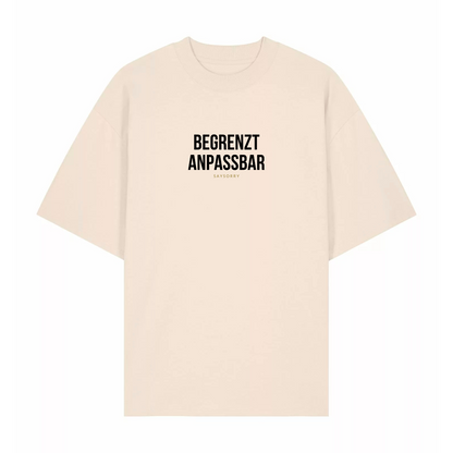 Premium Oversize T-Shirt »Begrenzt anpassbar« Unisex 100% Organic
