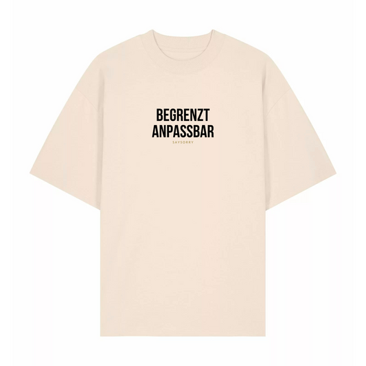 Premium Unisex Oversize T-Shirt »Begrenzt anpassbar« Unisex 100% Organic