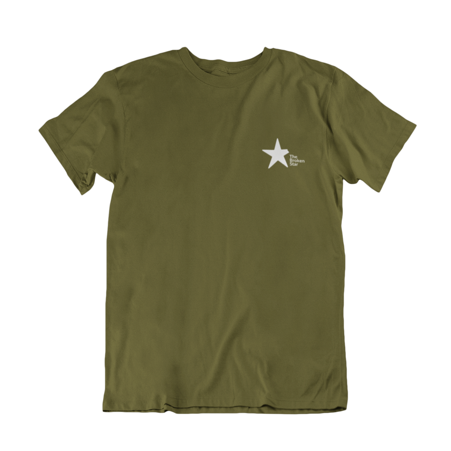 100% Organic Herren Shirt »The Broken Star« hochwertig bedruckt