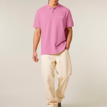100% Organic Herren Polo-Shirt »Herr Unperfekt« hochwertig bestickt