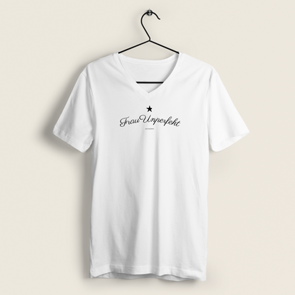 100% Organic V-Neck Damen Shirt »Frau Unperfekt«