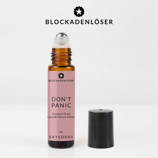 Anti-Angst-Bundle: »Don’t Panic« Natursteinarmband + ätherisches Duft-Öl + Geschenk