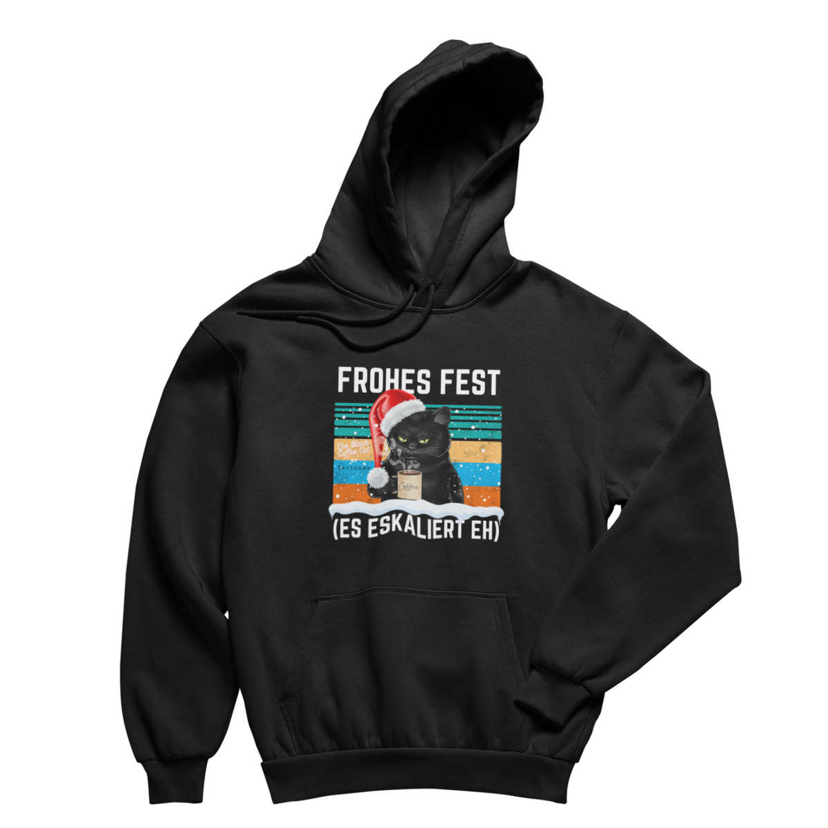 Organic unisex Hoodie »Frohes Fest (es eskaliert eh)«