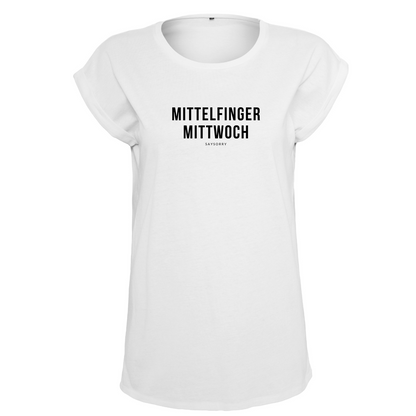 Organic Alle-Größen-Shirt »Mittelfinger Mittwoch«