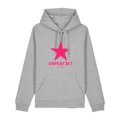 Organic unisex Hoodie »unperfekt in Pink«