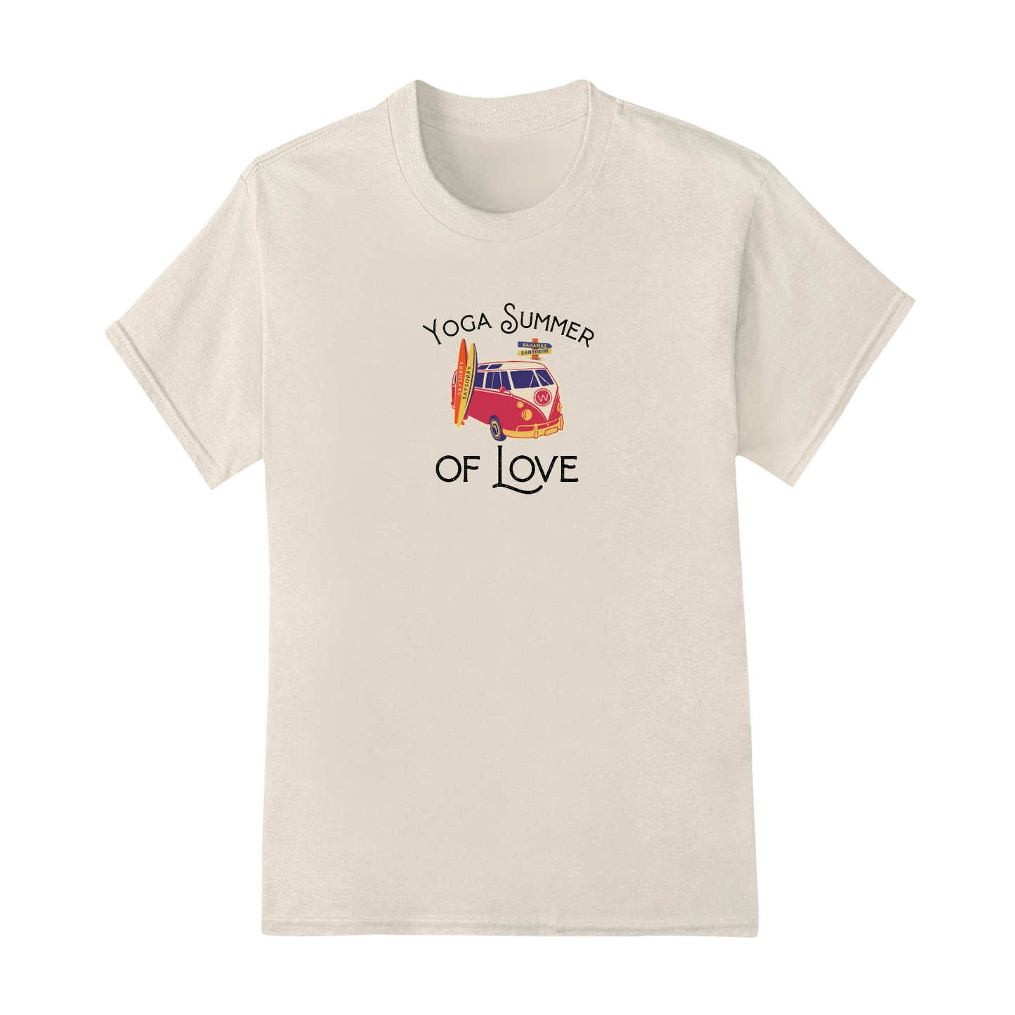 Klassisches Damen Shirt »Yoga Summer of Love« 100% Organic