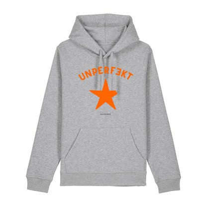 100% Organic unisex Hoodie »Unperfekt in Orange«