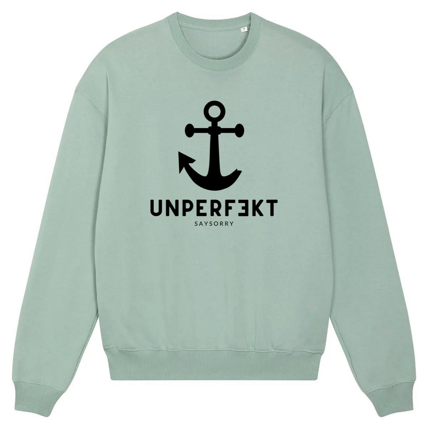 NEU: 100% organic Kuschel-Pullover »unperfekt Anker«