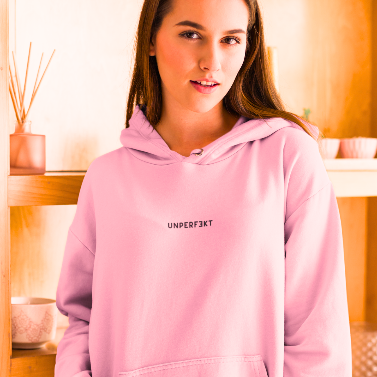 Organic Unisex Hoodie in vielen Farben »Minimalstisch Unperfekt«