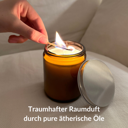 Aromatherapie Premium-Duftkerze »Ho’oponopono« von Hand gegossen