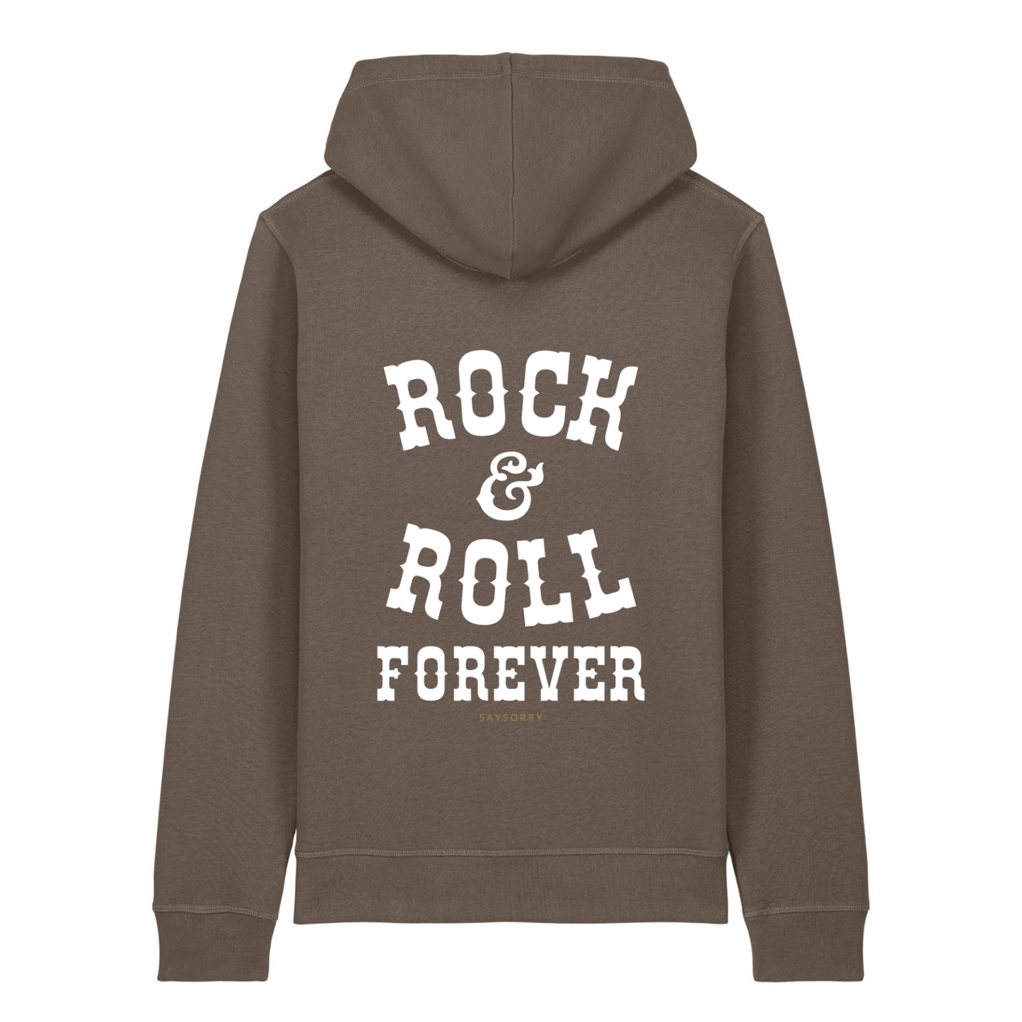 100% Organic unisex Hoodie in vielen Farben »Rock n Roll forever«