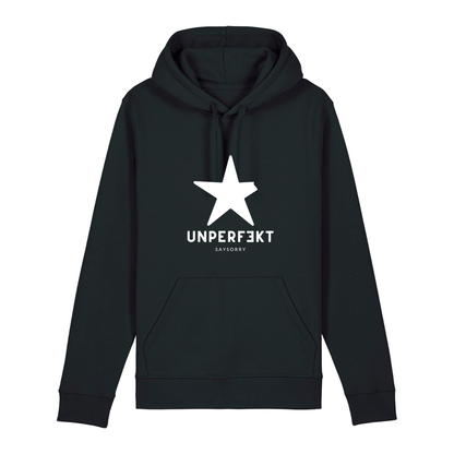 Organic unisex Hoodie in vielen Farben »unperfekt mit großem Stern«