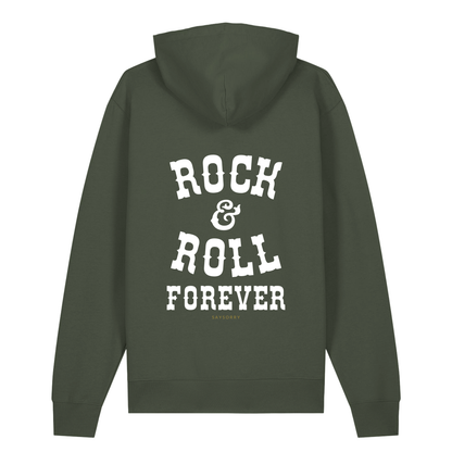 100% Organic unisex Hoodie in vielen Farben »Rock n Roll forever«