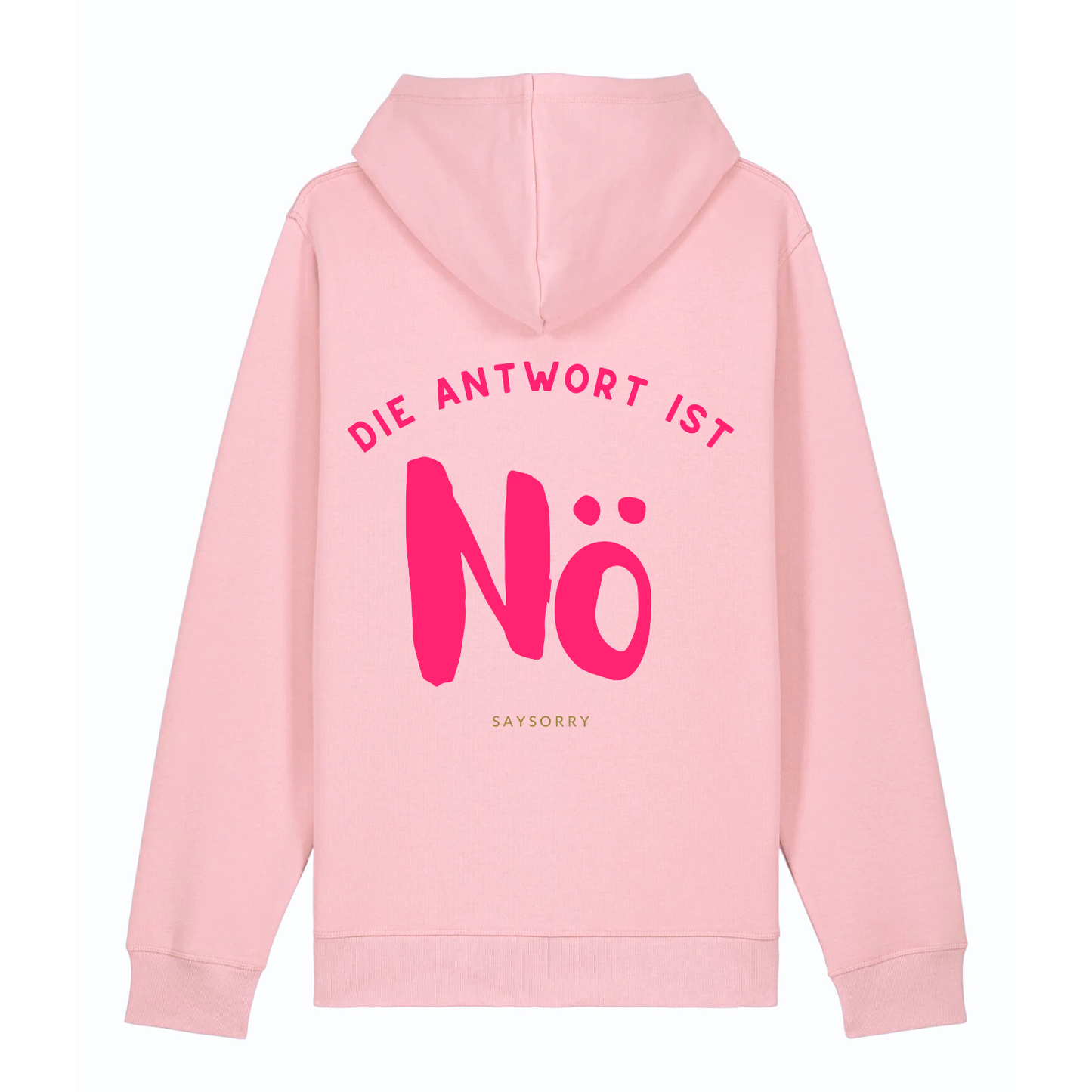 Organic unisex Hoodie in vielen Farben »Die Antwort ist Nö«