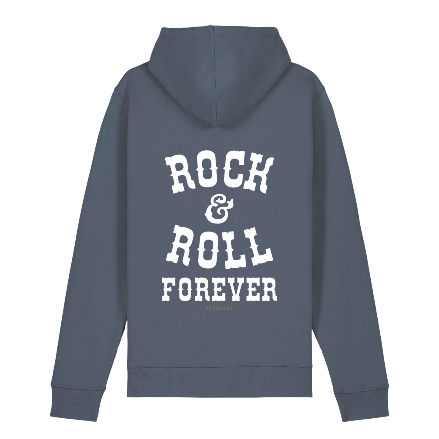 100% Organic unisex Hoodie in vielen Farben »Rock n Roll forever«