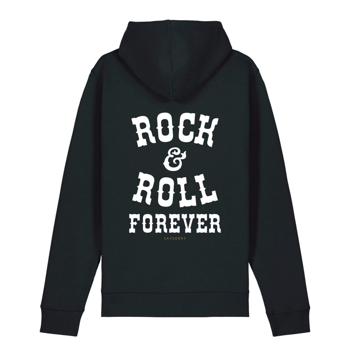 100% Organic unisex Hoodie in vielen Farben »Rock n Roll forever«